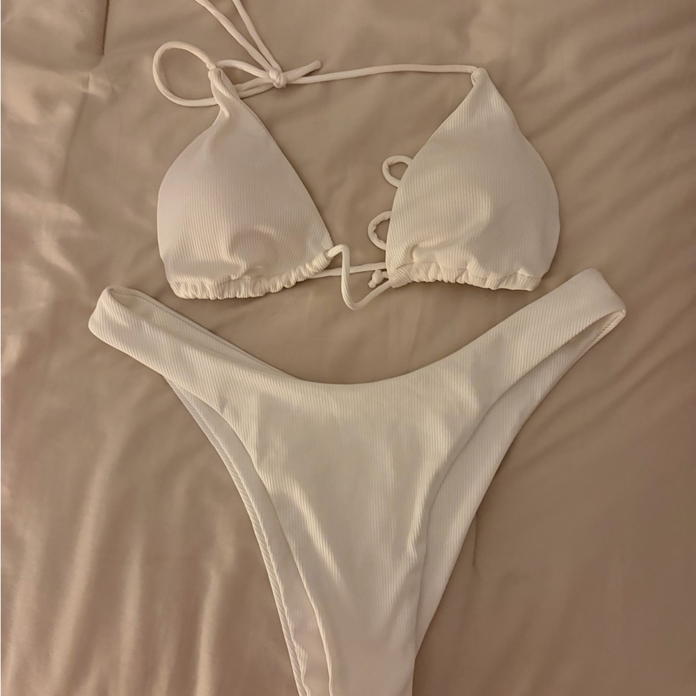 White bikini